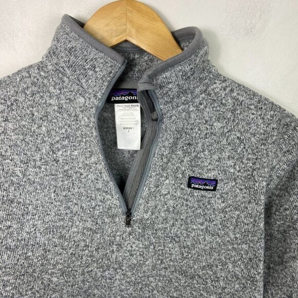 Patagonia Better Sweater Quarter Zip Performance Fleece Pullover Size Small Knit - Picture 6 of 14